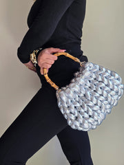 Bubble Silver - Hand Bag